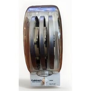 Cuisinart Food Processor Disc Holder Storage Case with 3 Discs
